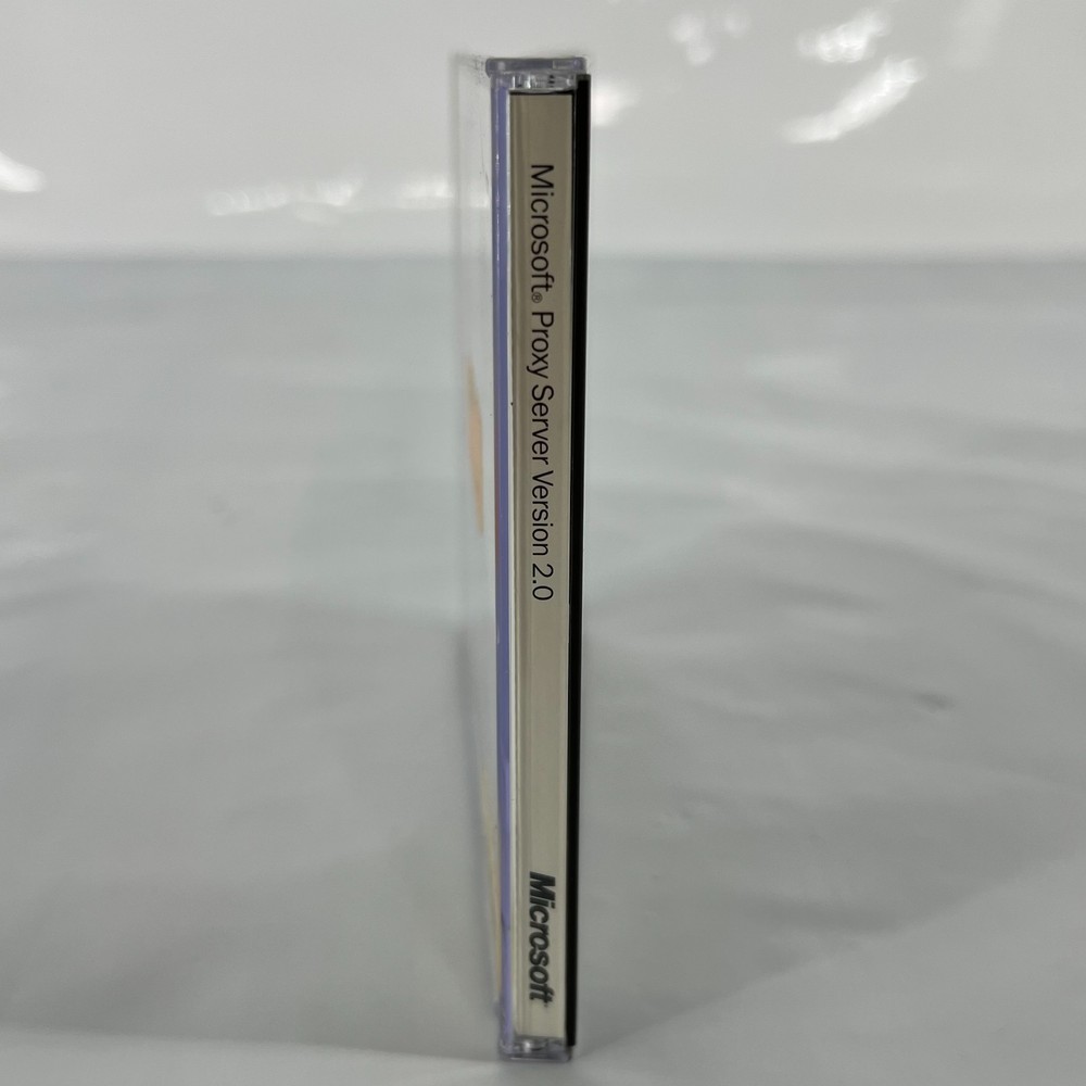 Microsoft Proxy Server 2.0 Firewall and Web Cache Windows NT CD-ROM (1997) w/Key