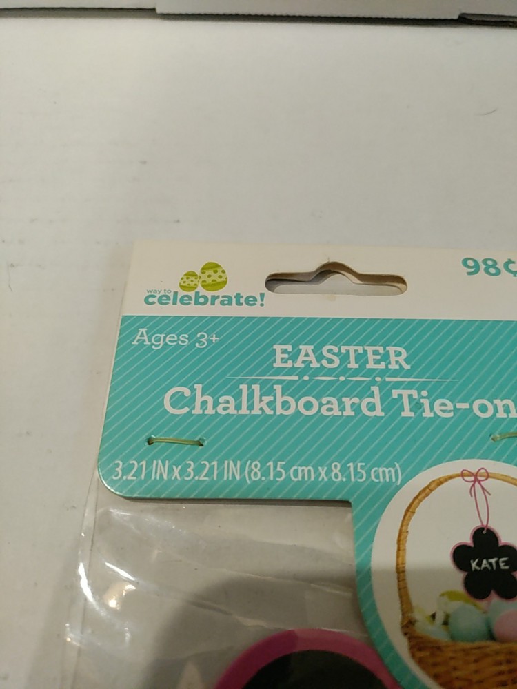 Easter Chalkboard Tie-on