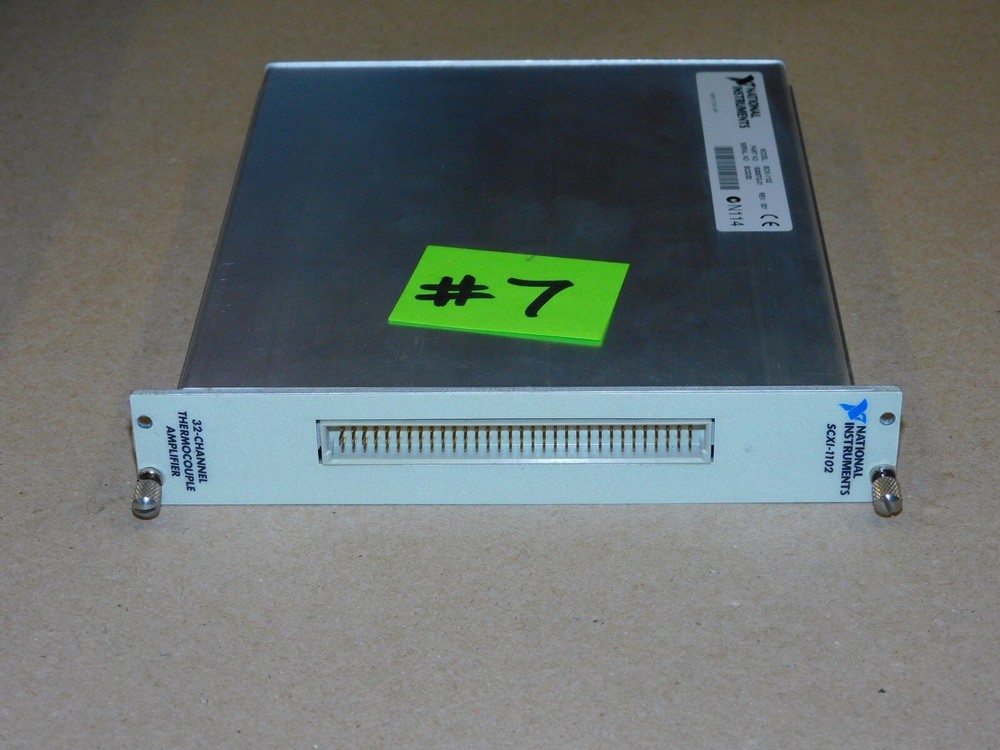 National Instruments SCXI-1102 Control System Module Driver LOT # 7