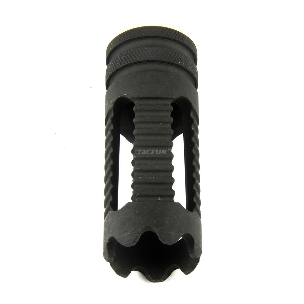Carbon Steel Muzzle Break M22 x 0.75 RH