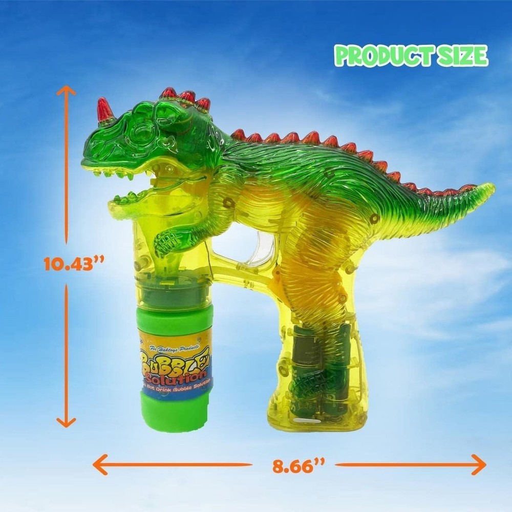 Delightful Dinosaur Bubble Gun - Engaging Automatic Blower for Creative Play