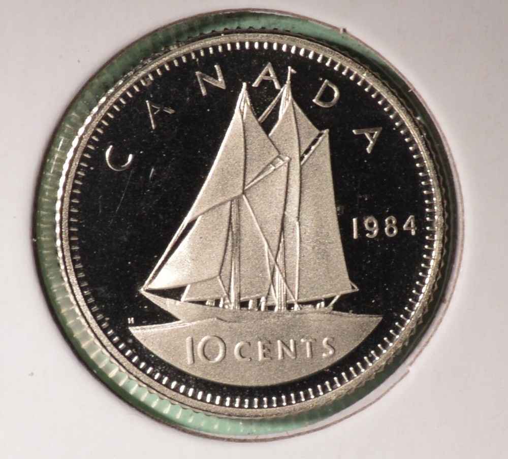 1984 Canada PROOF Ten Cents