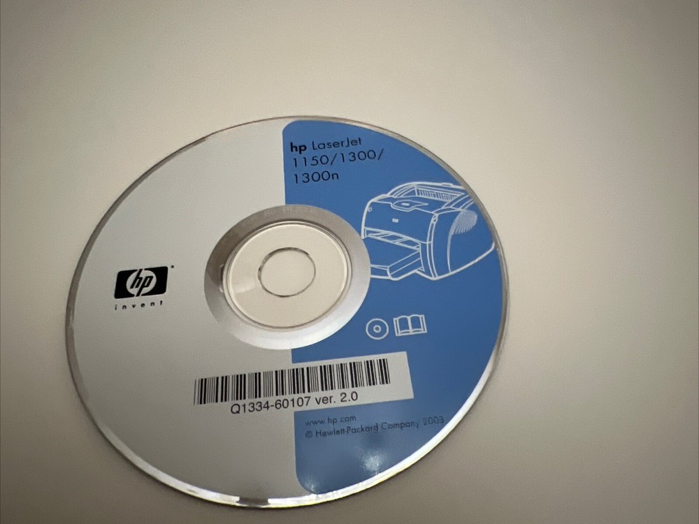 CD/DRIVER only for HP LaserJet 1300 Printer