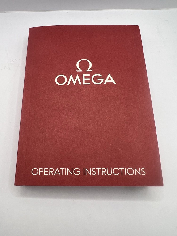 OMEGA WATCH OPERATING INSTRUCTIONS MANUAL