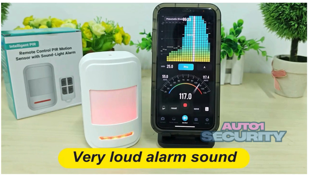 Camper-Van-Motorhome-Caravan Wireless Remote Alarm Security Entry Motion Sensor