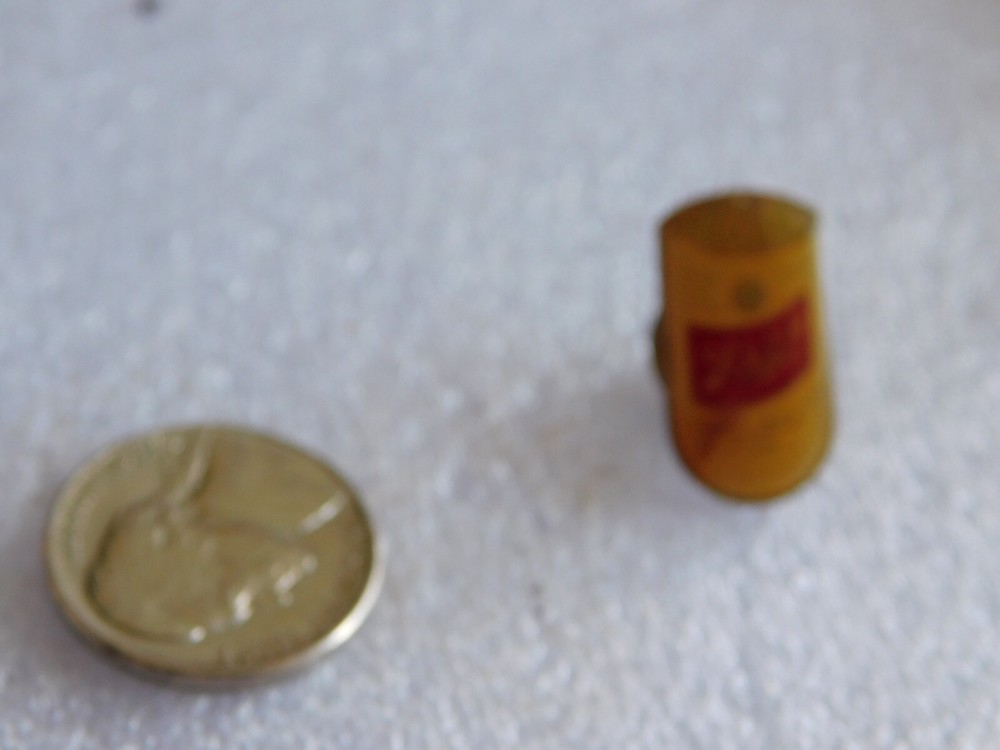 Unique Schlitz Beer Can Lapel Pin
