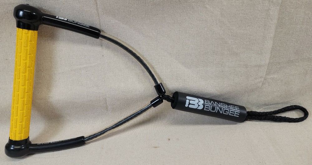Banshee Bungee D Handle Grip Wakeboarding & Radar 60' Tow Pull Water Ski Rope