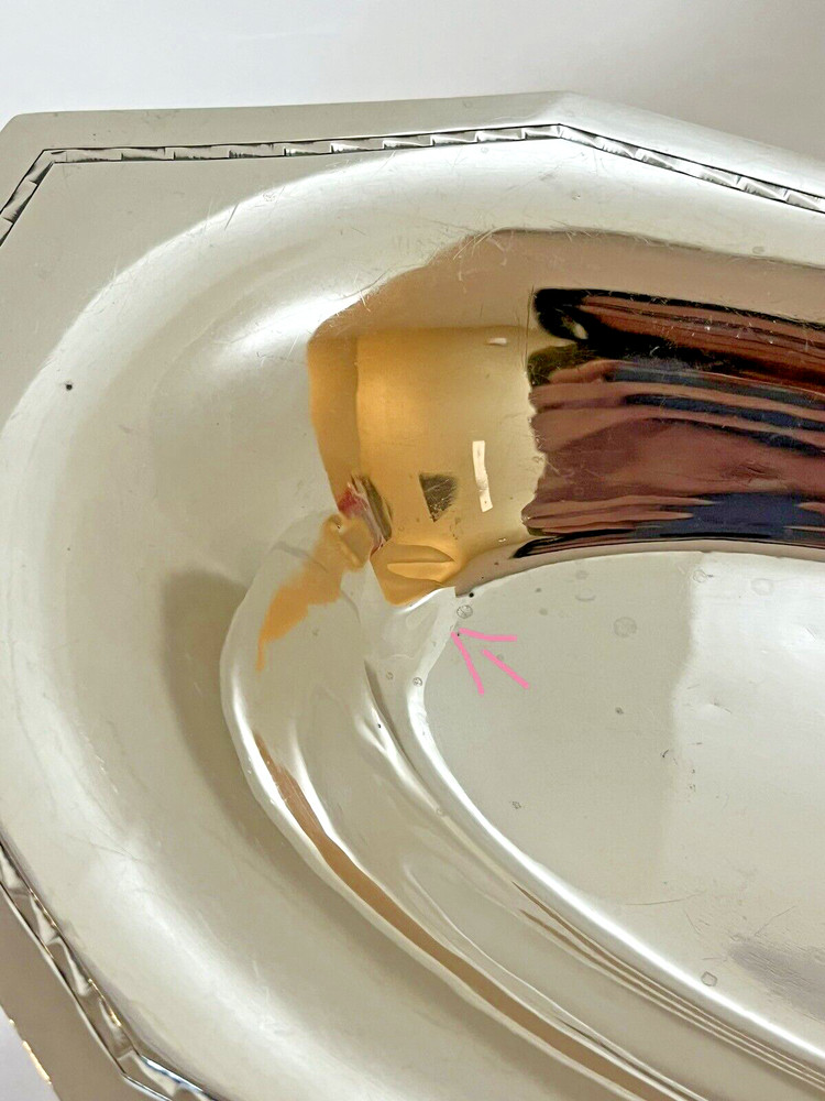 Schofield Sterling Silver Tray Monogrammed 358 Grams 13" Long.