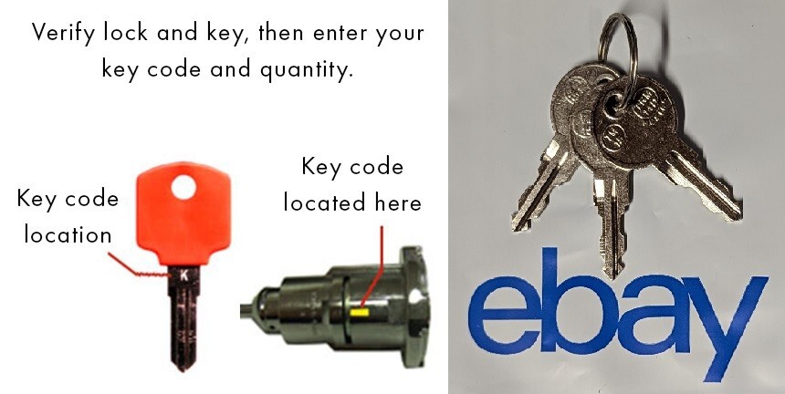 K785 3- New Weather Guard Tool box keys cut to code K785