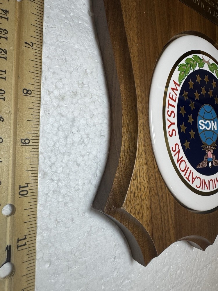 Vintage USAF Plaque- National Communications System