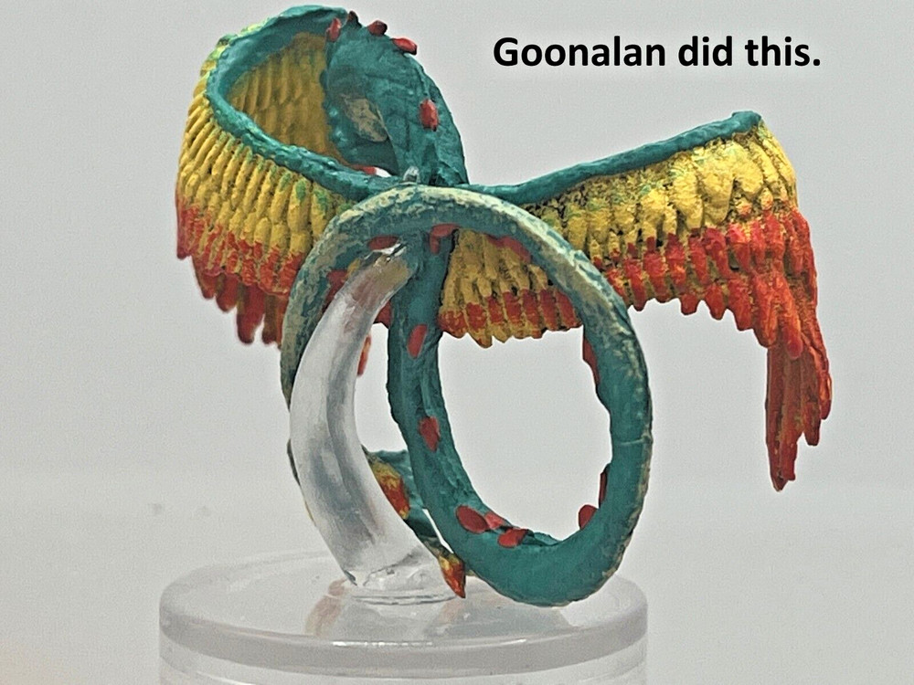 D&D Pathfinder Mini Summoned Creatures 2 Couatl UNIQUE