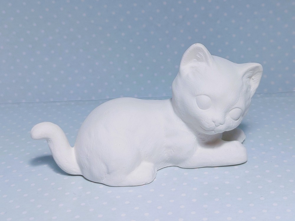 Cat ~ Ceramic Bisque Ready to Paint