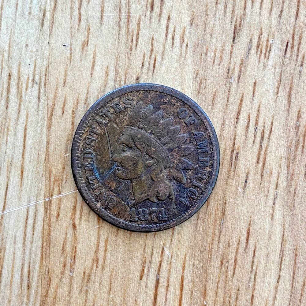 1874 INDIAN HEAD CENT - VG