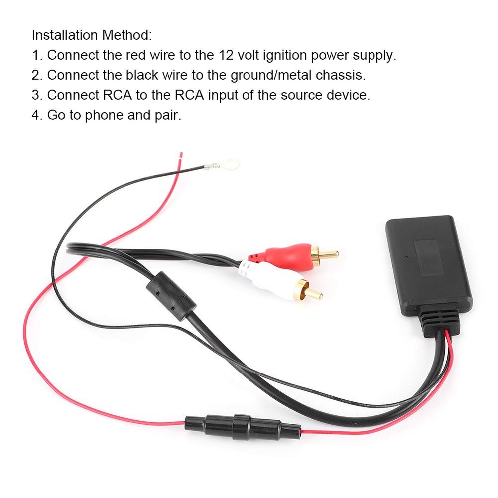 Bluetooth AUX Receiver Module, Universal Aux Small, Black