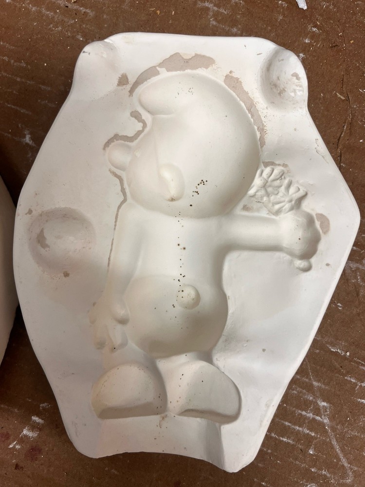Ceramic Slip Mold Bashful Gnome