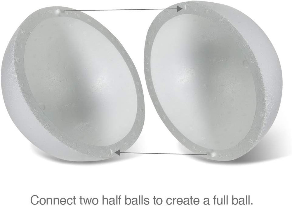 Smoothfōm Hollow Half Ball White