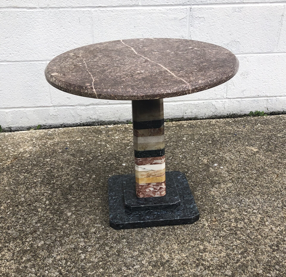 Antique Marble Side Table Italian