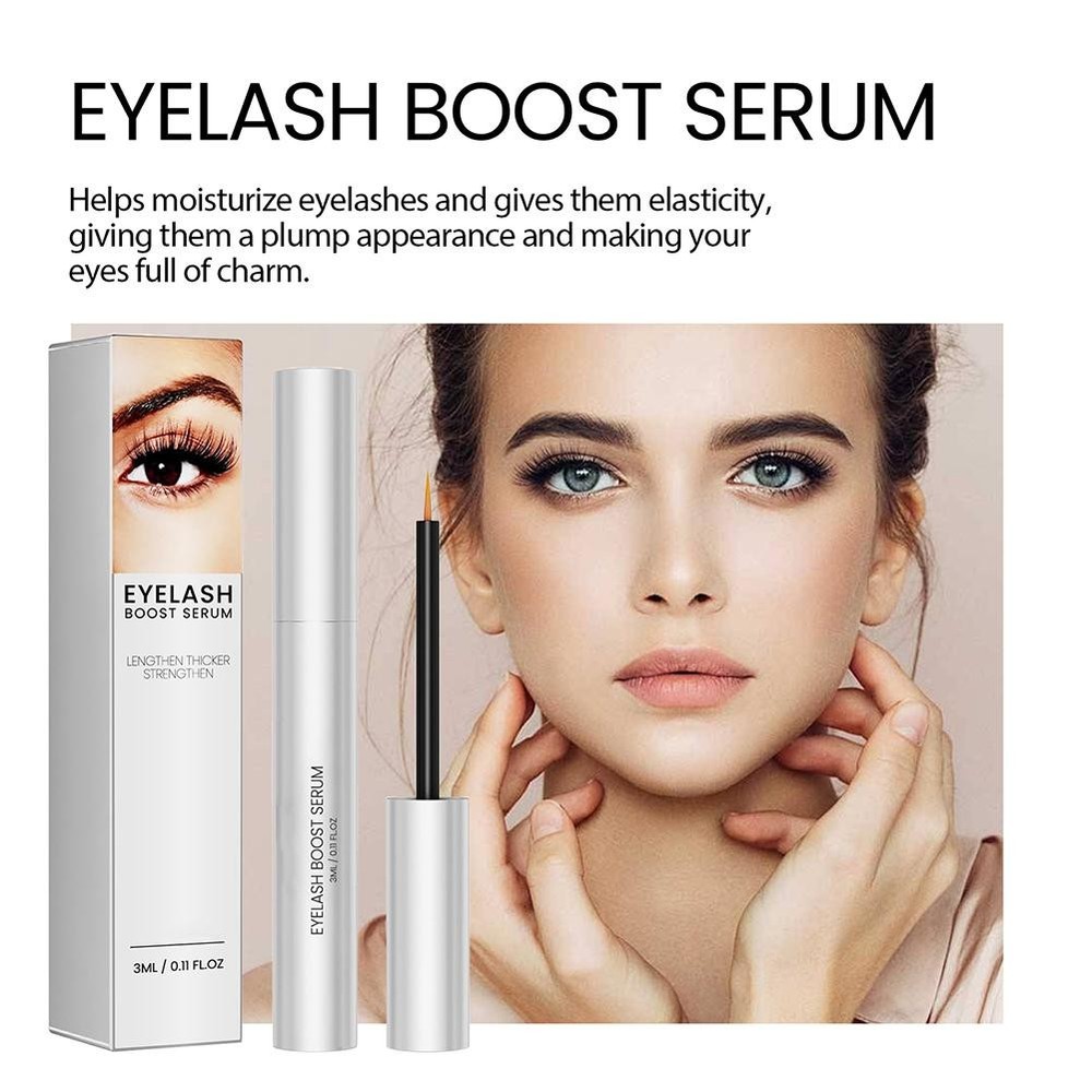 Eyelash & Eyebrow Growth Serum by Boostlash (3ml) Grows Longer Thicker Ful US .