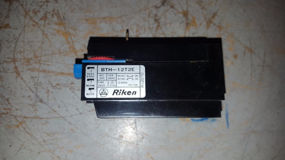 Riken Overload Relay, BTH-12T2E