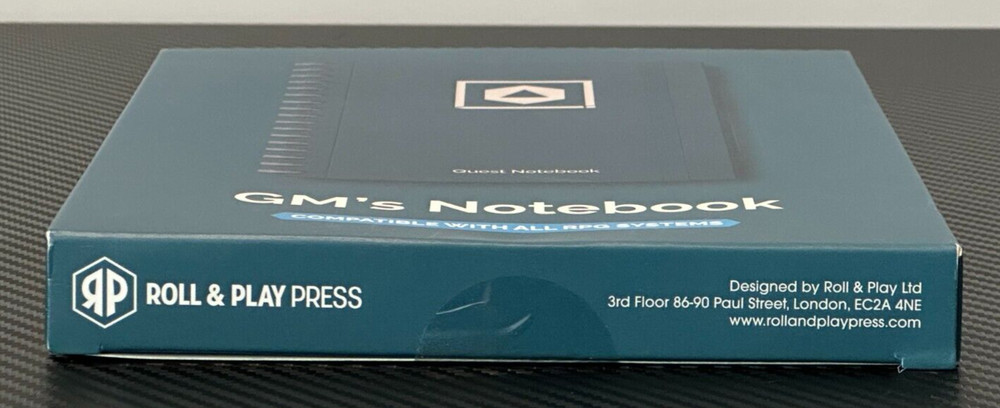 Roll & Play Press GM's Notebook Compatible With All RPG Systems