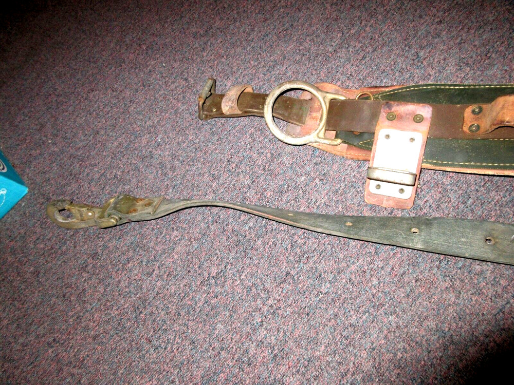 Vintage Pole Climbing Belt 41-46"