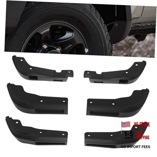 Mud Flaps Delete Compatible with GMC Sierra 1500 2019-2025, Including Front