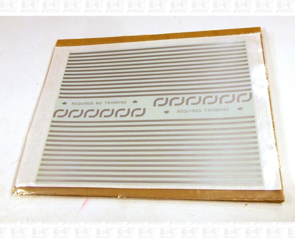 Virnex HO Decals Silver 5/64 Inches Stripe Set 9130