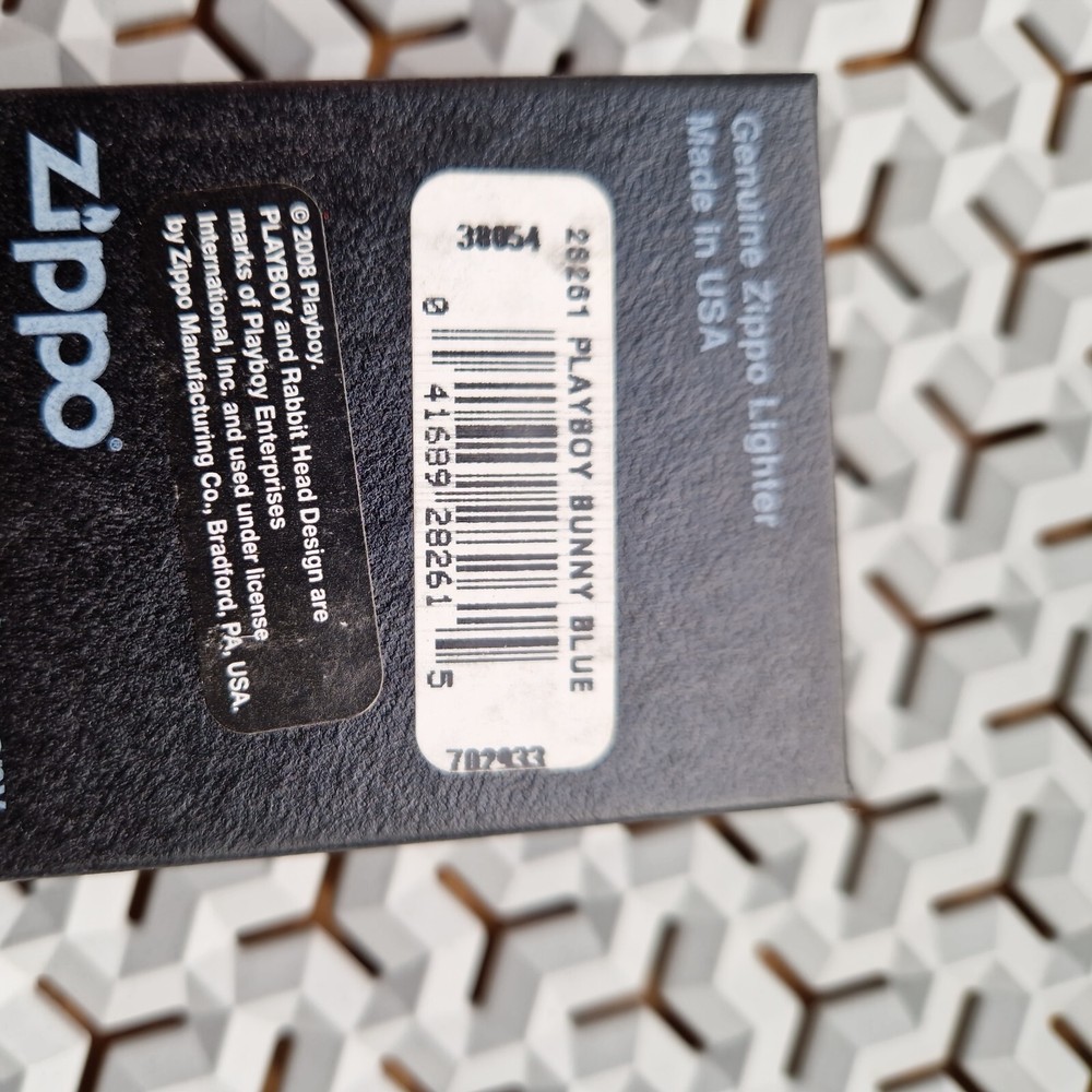 28261 Zippo Playboy Bunny Blue