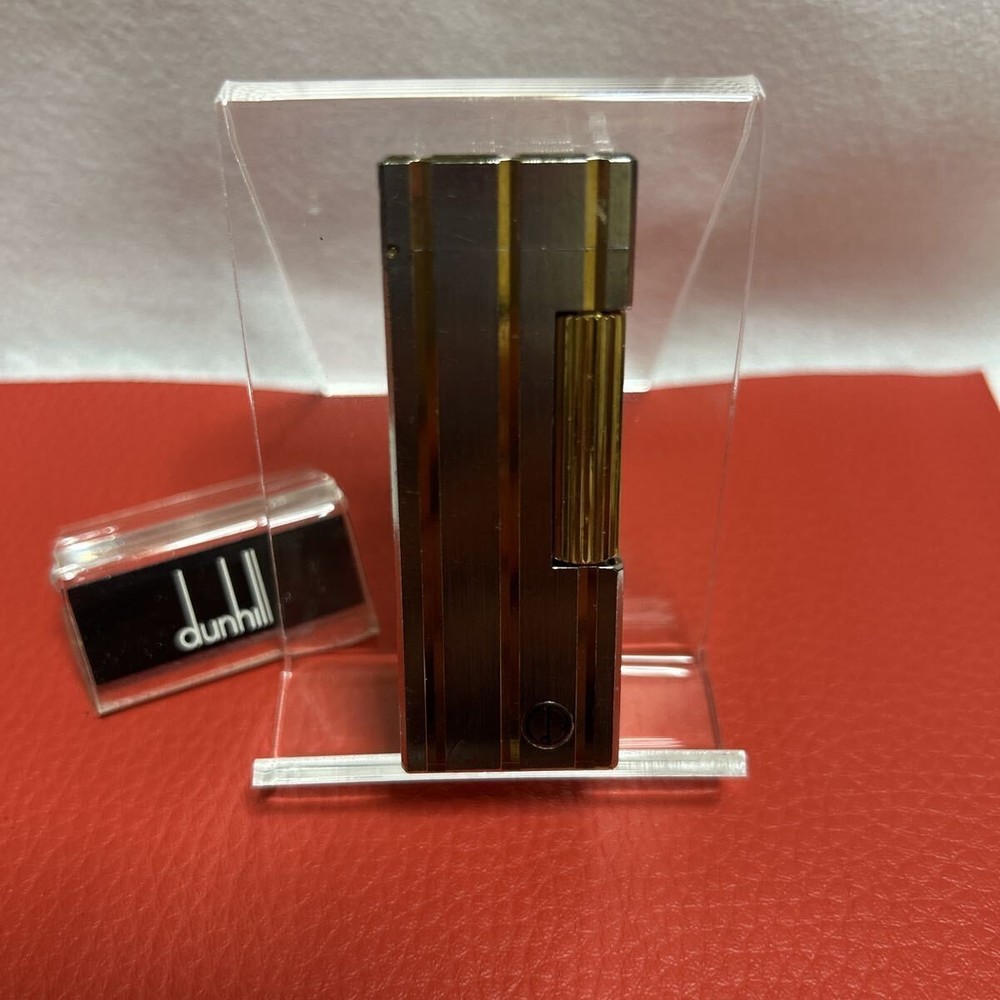 Overhauled Dunhill Rollagas lighter Silver Gold d mark without box
