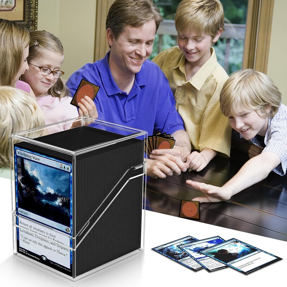 Protective Clear Card Deck Cases, 100+ Sleeved