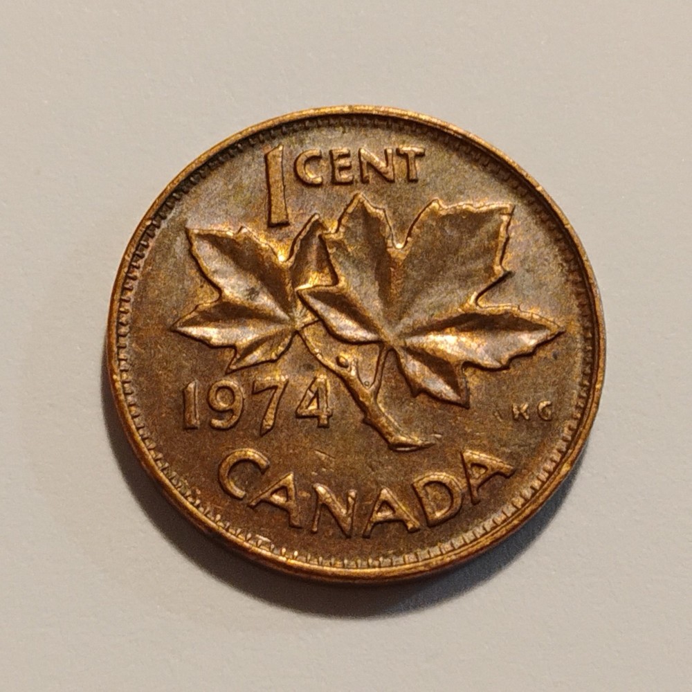 1974 - One (1) Canadian Cent - 2