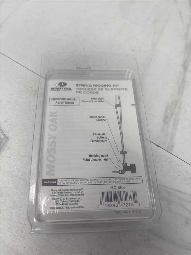 Mossy Oak String Rigging Kit! "Everything needed to set up a bowstring" Made USA