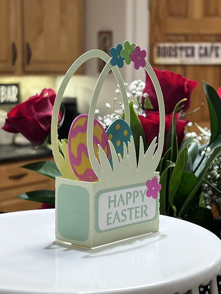 Stampin Up Box Card Kit Easter Basket Eggs