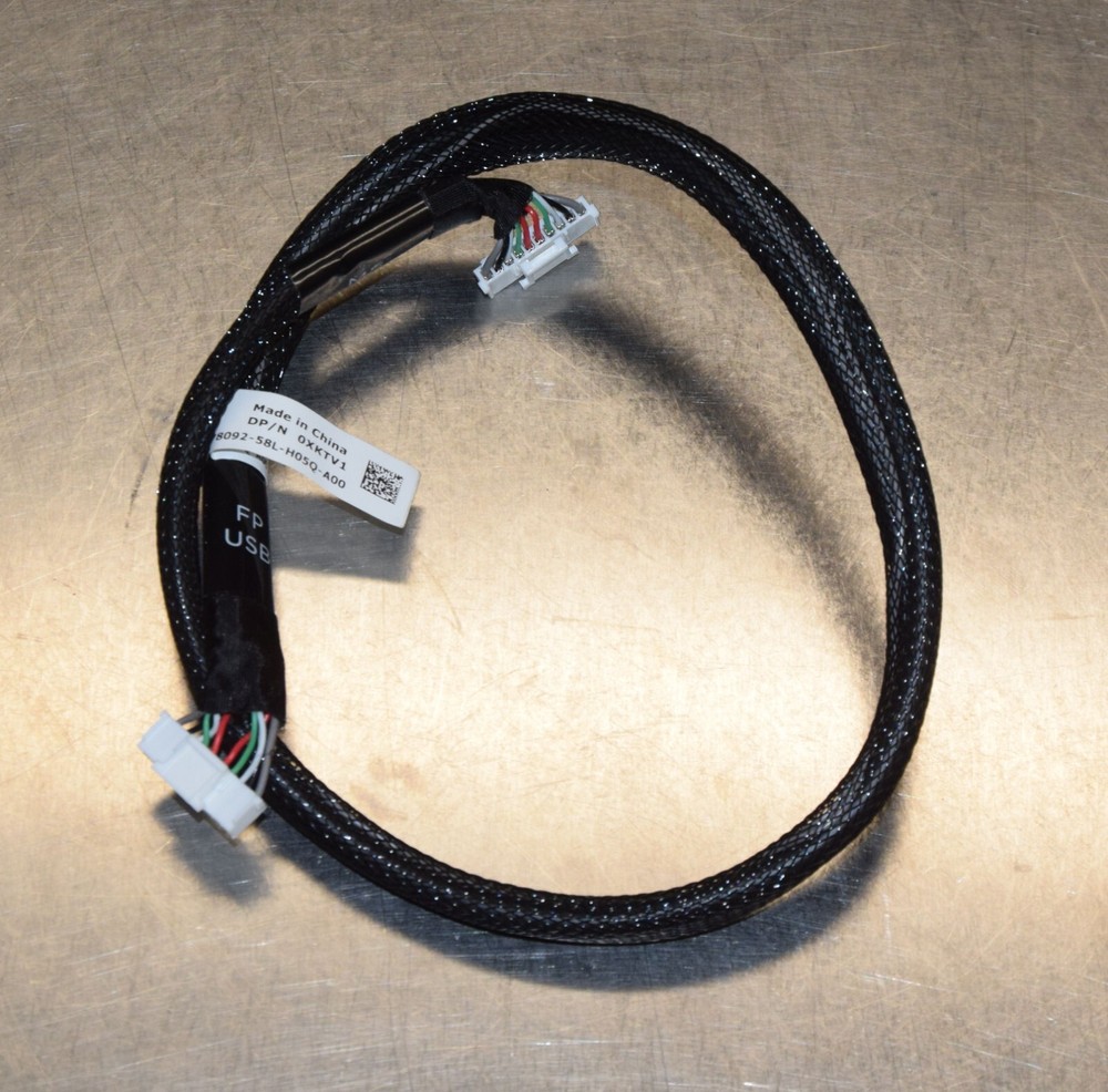 Front IO Control Panel Cable XKTV1 for Dell Poweredge R520 Server