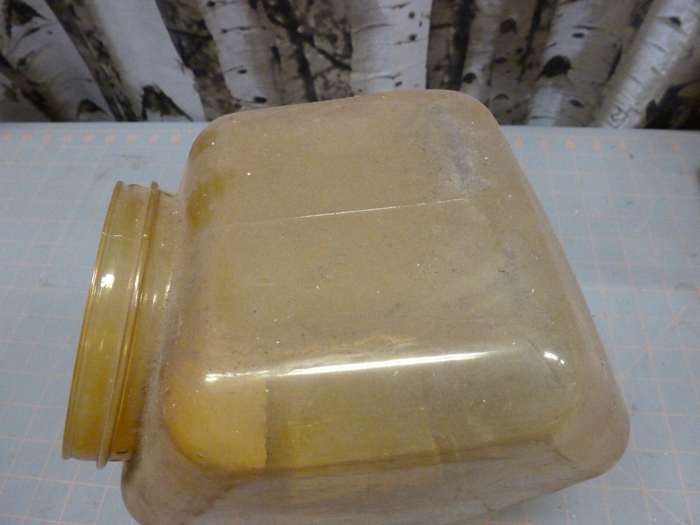 VTG EMPTY Tootsie Roll 280 Count Candy Counter Jar, Plastic Container