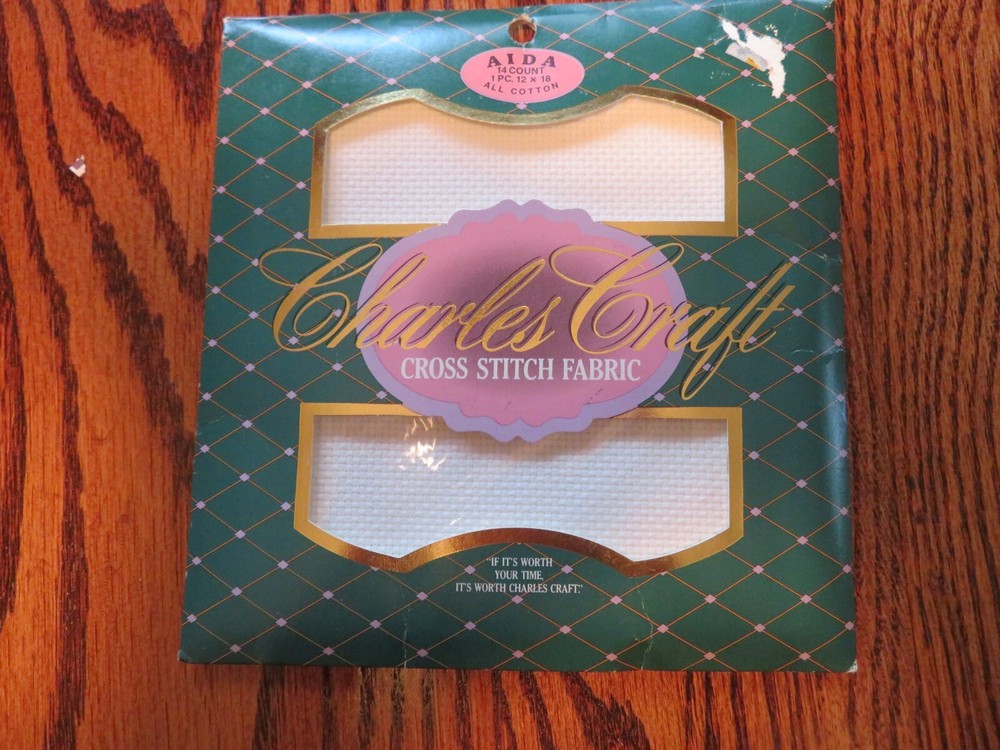 CHARLES CRAFT Cross Stitch Canvas 4 pieces