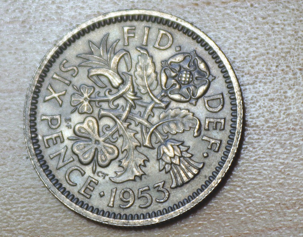 1953 Great Britain 6 Pence