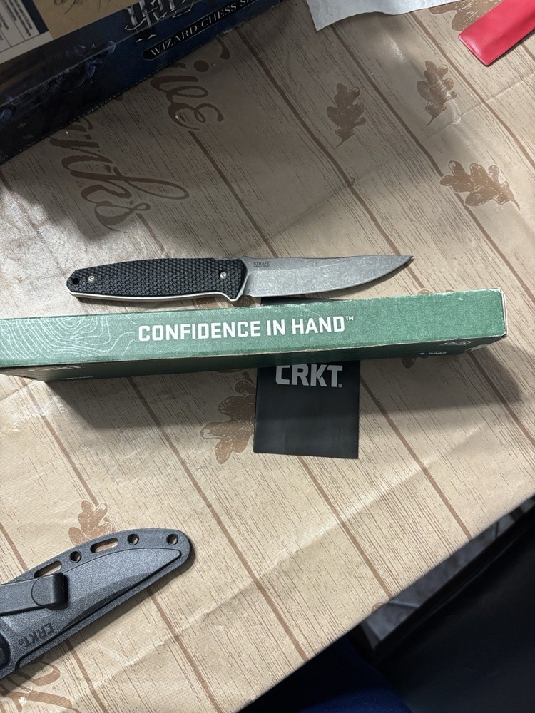 Custom Knife With Sheath Rare