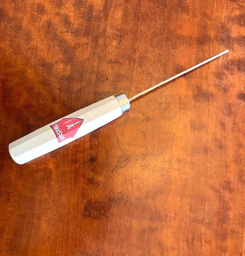 Dastra carving chisel, single bevel, #1 2mm, hornbeam handle