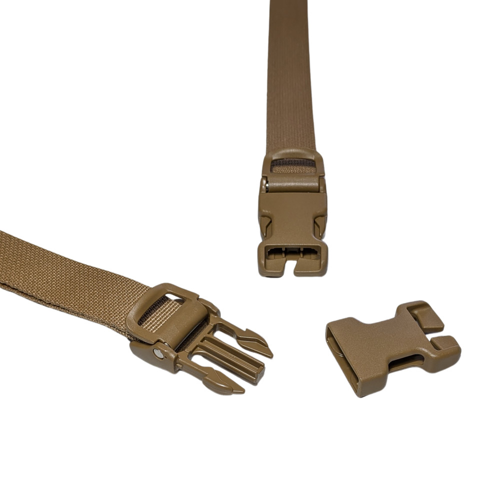 2 Military Assault Backpack Lower Shoulder Straps Auto Cam Quick Snap Buckle