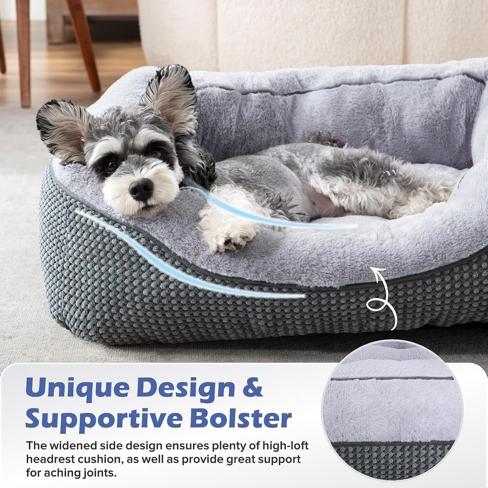 Medium Dog Beds for Medium Dogs Washable, Rectangle Dog Bed Medium Size Dog