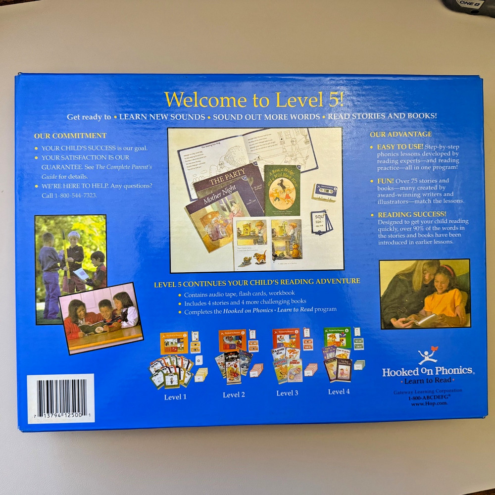 NEW Open Box | Hooked on Phonics Learn to Read Level 5