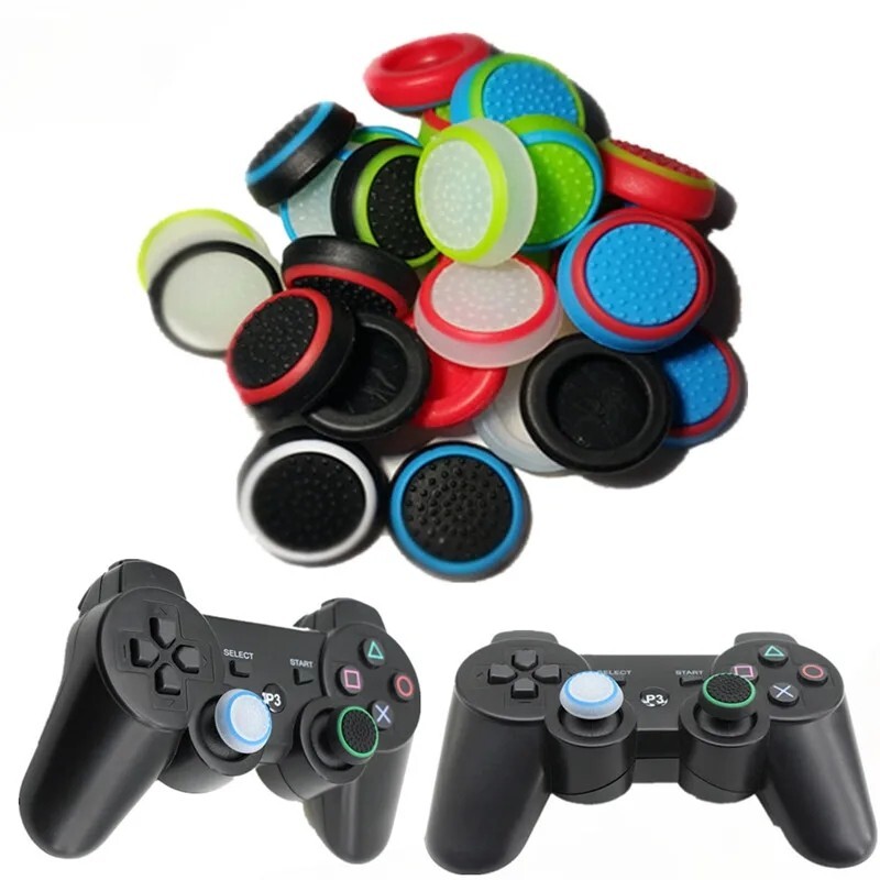 2PCS Analog Thumb Stick Grips Caps for XBox Dualshock 5 4 PS4 PS3 Controller PS5