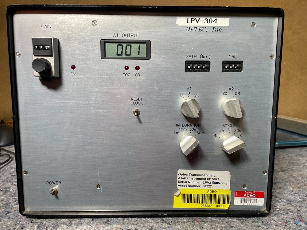 Optec Transmissometer Equipment LPV-4