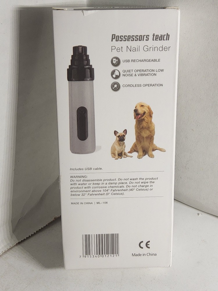 Possessors Teach USB Pet Nail Grinder