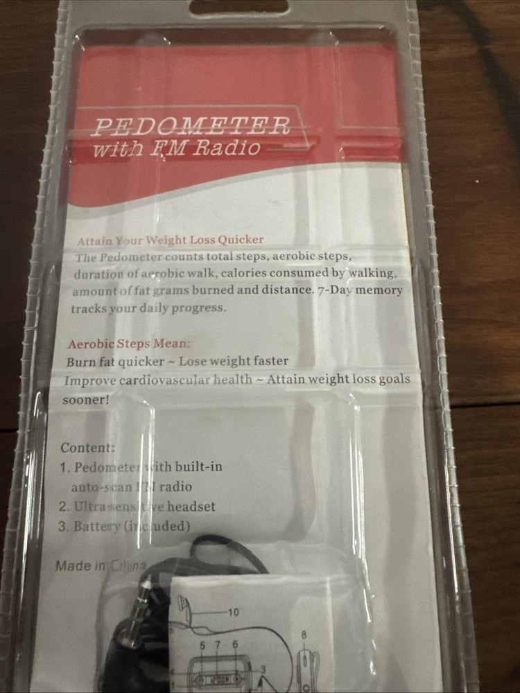 Digital Pedometer with Fm Radio