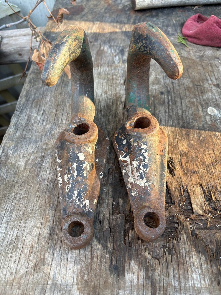 Heavy Duty Industrial, steampunk Hooks  9" x 2