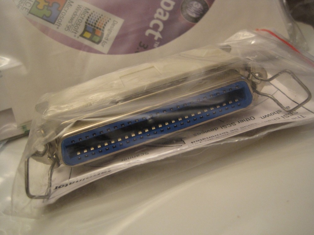 NEW Vintage Microtek Scanmaker E6 MRS-1200E6 Flatbed Scanner with Software NOS!