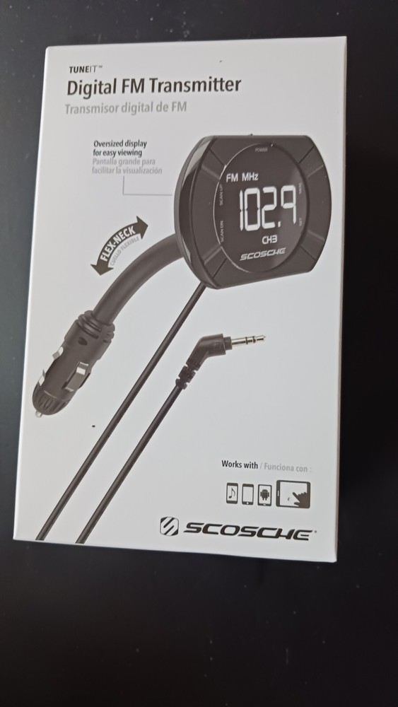 Digital Transmitter   Back Lit Display & Flex-Neck FMTD-13-SP1