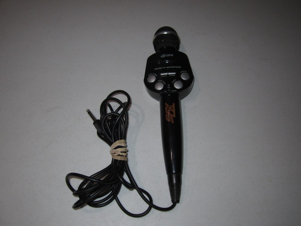GPX C25MIC Magic Karaoke Microphone with Special Effects NICE!!!